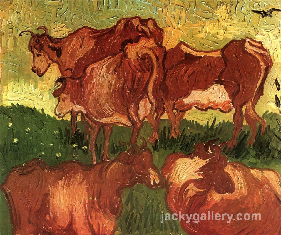 Cows, Van Gogh painting